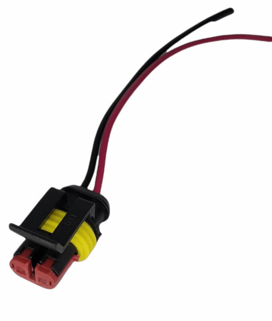 Conector Enchufe Válvula Retroceso, Bobina, Chevrolet, Corsa, Fiat y Otros. Faro Usos Múltiples. - Isopartes
