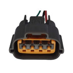 Conector Enchufe Bobina, Distribuidor Mitsubishi, Mazda, Alternador Lancer 4 Pines.