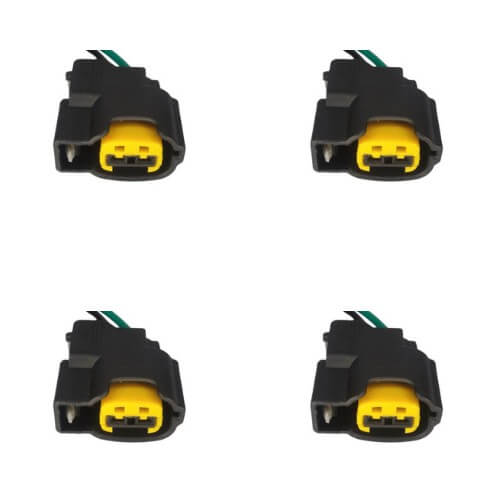 Kit 4 Conectores Enchufes Bobina, Hyundai, Santa Fe, Kia, Cerato, Elantra, Veloster, Accent RB, I30, Soul