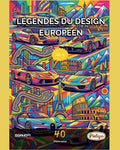 🚗 Livre numérique, Légendes du design européen 🏎️ PDF, (40 illustrations) (Français)